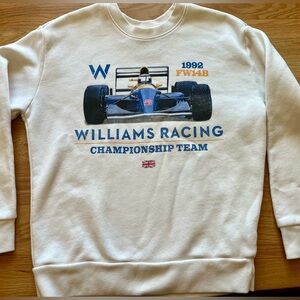 Hollister Williams F1 Racing Graphic Crewneck Sweater